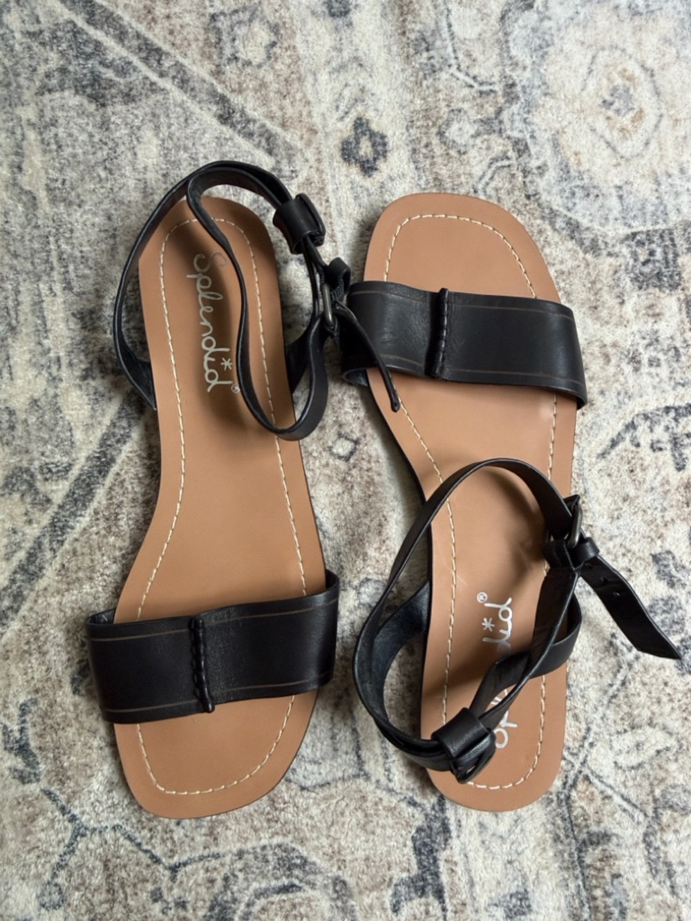 Splendid Tabitha Ankle Strap Flat Sandal 8